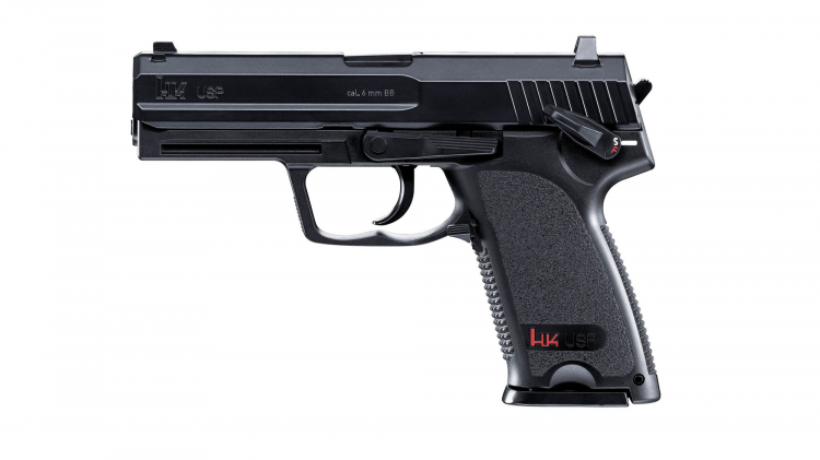 Umarex U25561. Pistola airsoft H&K USP Gas Co2. Calibre 6mm. 1,3